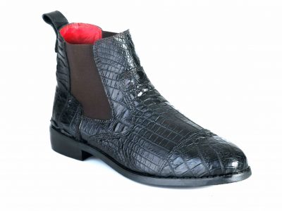 DIXIE BLACK Crocodile Boot
