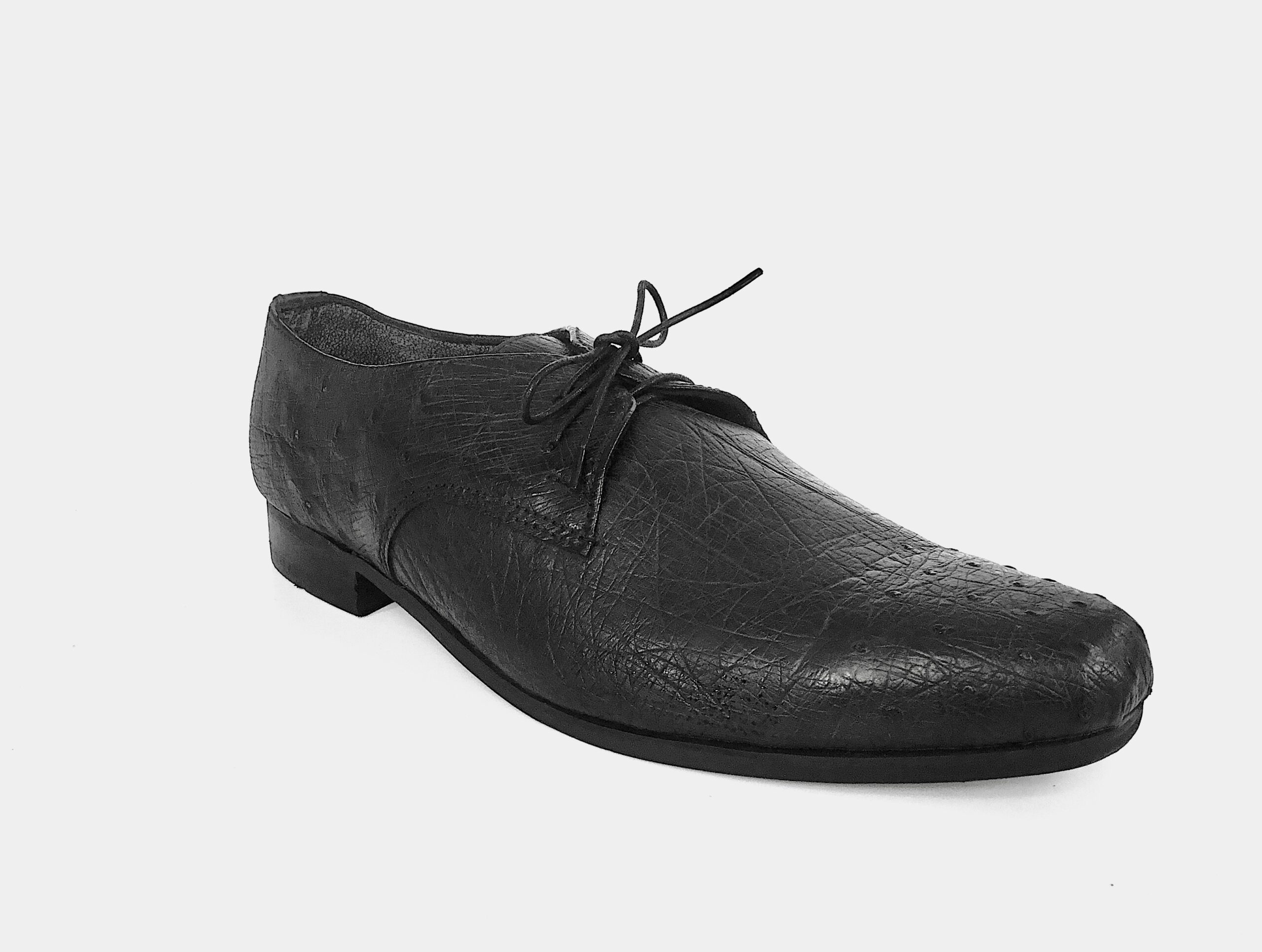 PETULA Ostrich Belly Shoe
