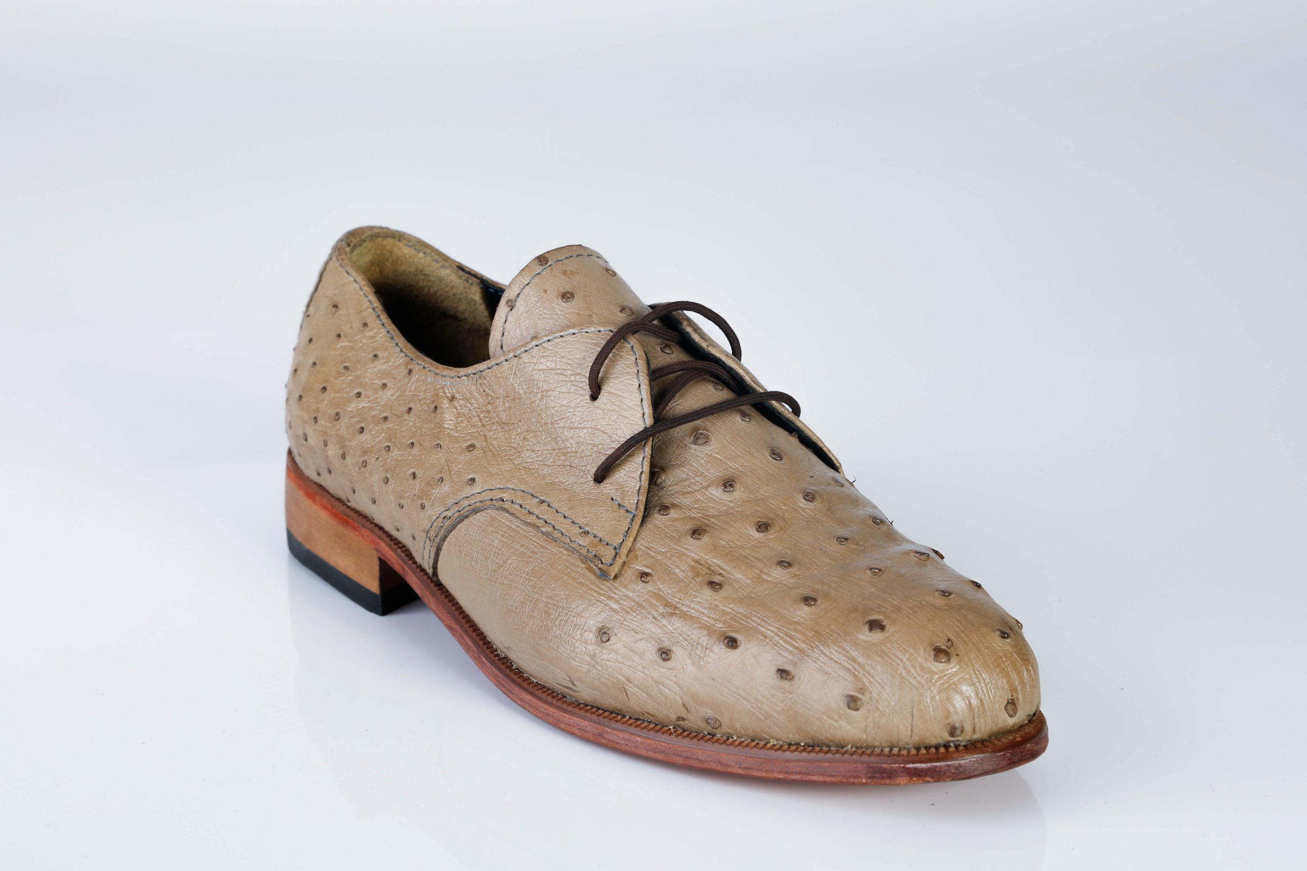 Classic 2 – Hole Lace-Up-Ostrich - Image 3