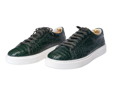 Maxim Crocodile Sneaker Green