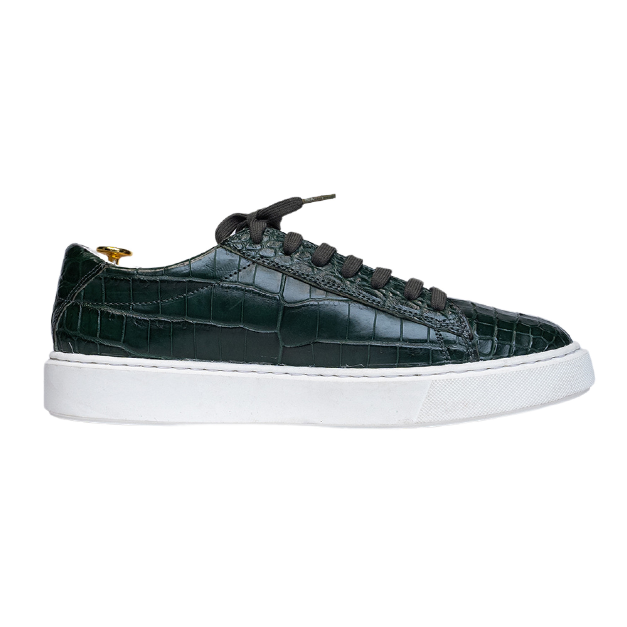 Maxim Crocodile Sneaker Green - Image 4